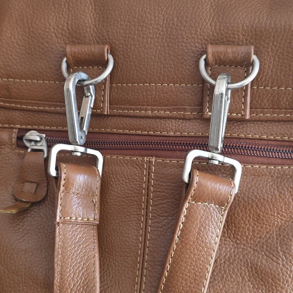 Two Pretty | Full Grain Leather Convertible Backpack - Picture 16 of 17